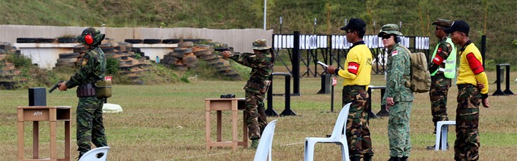 Flag hoisting ceremony of the 24th ASEAN Armies Rifle Meet held - ảnh 1